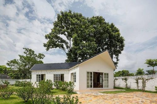 Mẫu nhà nhỏ đẹp vừa hiện đại vừa mộc mạc