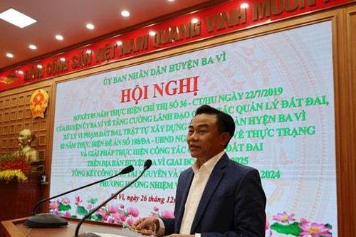 Huyện Ba Vì: Chuyển biến tích cực trong công tác quản lý đất đai, bảo vệ môi trường