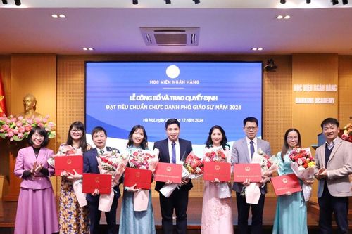 Một học viện có thêm 7 nhà giáo đạt chức danh Phó Giáo sư năm 2024