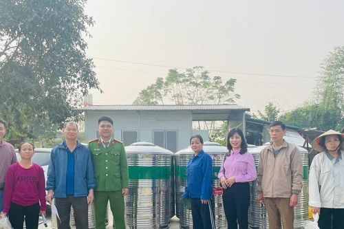 Tuyên Quang: Huyện Sơn Dương tiếp tục cấp hơn 300 bồn nước sinh hoạt cho hộ nghèo