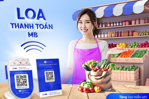 Loa Thanh toán MB - Giải pháp giao dịch thông minh cho mọi ngành nghề