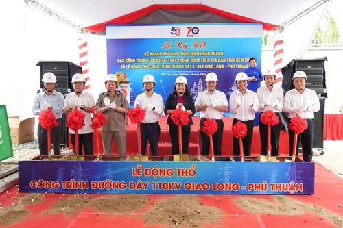 EVNSPC triển khai nhiều dự án điện quan trọng tại tỉnh Bến Tre