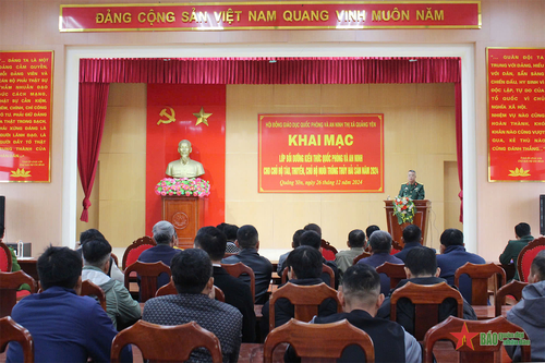 Bồi dưỡng kiến thức quốc phòng, an ninh cho chủ phương tiện tàu, thuyền năm 2024