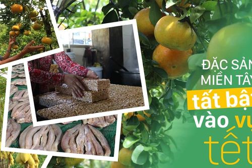 Đặc sản miền Tây tất bật vào vụ tết