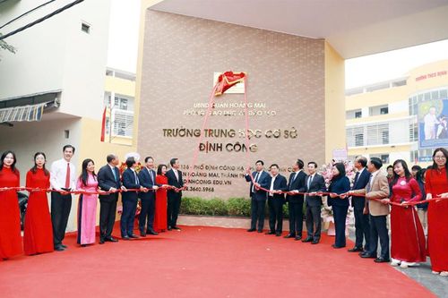 Khánh thành trường học 150 tỷ tại quận đông dân nhất Thủ đô