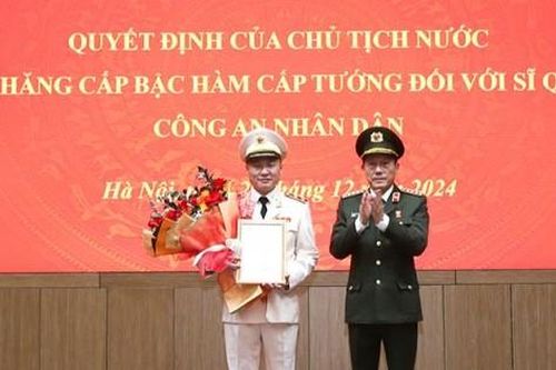 Thứ trưởng Bộ Công an Nguyễn Ngọc Lâm được thăng cấp bậc hàm Trung tướng