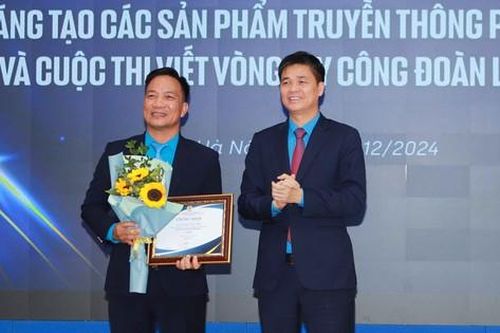 Tổng Liên đoàn Lao động trao giải 2 cuộc thi về 'Vòng tay công đoàn' và phòng chống ma túy