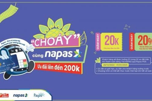 NAPAS tung loạt khuyến mãi hấp dẫn đồng hành cùng sự kiện City Tết Fest