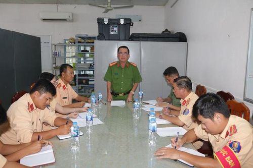 Kiểm tra công tác đảm bảo trật tự, an toàn giao thông