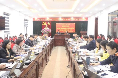 Ban Chấp hành Đảng bộ huyện Hữu Lũng tổ chức hội nghị kỳ chuyên đề thông qua các đề án về sắp xếp tổ chức bộ máy và góp ý vào dự thảo báo cáo chính trị (lần 2)