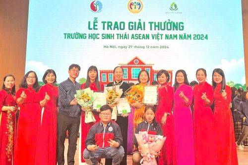 Lào Cai có 5 trường đạt giải thưởng Trường học sinh thái ASEAN Việt Nam năm 2024