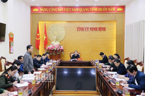 Giao ban công tác dân vận quý IV năm 2024