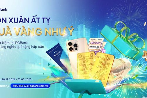 Khai xuân trúng Vàng khi gửi tiết kiệm tại PGBank