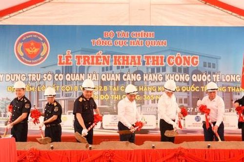 Khởi công trụ sở hải quan tại sân bay Long Thành với tổng mức đầu tư 337 tỷ đồng