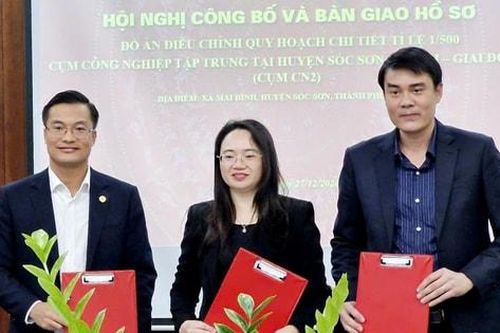 Huyện Sóc Sơn: Điều chỉnh quy hoạch chi tiết tỷ lệ 1/500 Cụm công nghiệp tập trung CN2