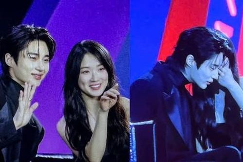 AAA 2024: Kim Hye Yoon, Byeon Woo Seok thân mật khiến fan muốn tan chảy