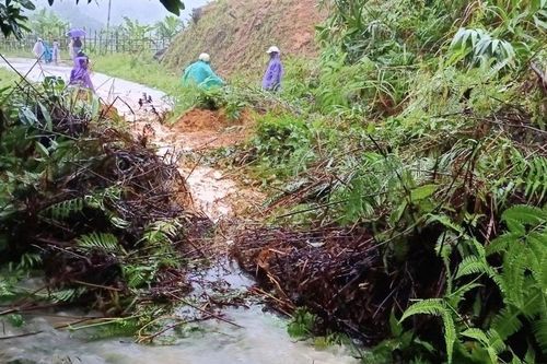 Đề phòng nguy cơ sạt lở đất và ngập úng do mưa lớn ở Quảng Ngãi