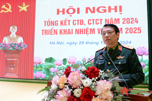 Binh chủng Tăng Thiết giáp tổ chức Hội nghị tổng kết công tác Đảng, công tác chính trị năm 2024