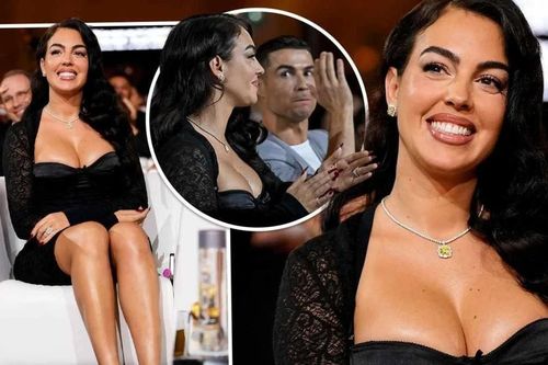 Bạn gái Ronaldo 'chiếm sóng' lễ trao giải Cầu thủ hay nhất Trung Đông