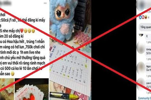 Cảnh báo hình thức cờ bạc trá hình trên không gian mạng bằng việc quay số nhận 'túi mù'