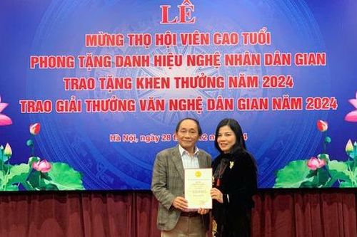 Công trình về văn hóa Ca Dong đoạt giải Nhất Giải thưởng Văn nghệ dân gian 2024