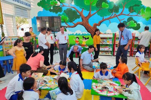 Khánh thành thư viện thân thiện Trường Tiểu học Hiệp Xương