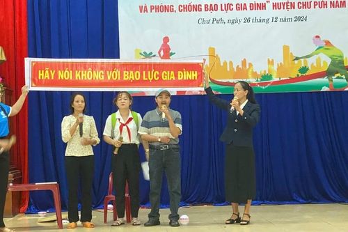 Chư Pưh: Xã Chư Don đạt giải nhất 'Tìm hiểu kiến thức pháp luật về gia đình và phòng-chống bạo lực gia đình'