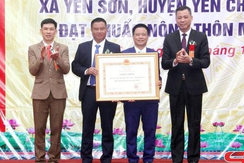 Xã Yên Sơn đạt chuẩn nông thôn mới