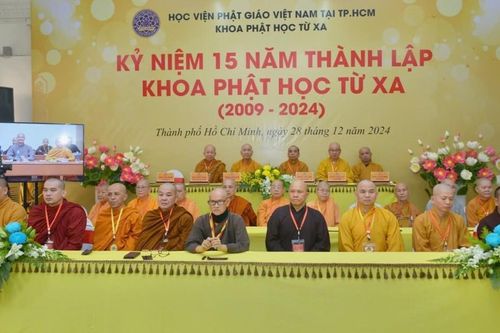 Khoa Phật học từ xa Học viện Phật giáo VN tại TP.HCM kỷ niệm 15 năm thành lập (2009-2024)