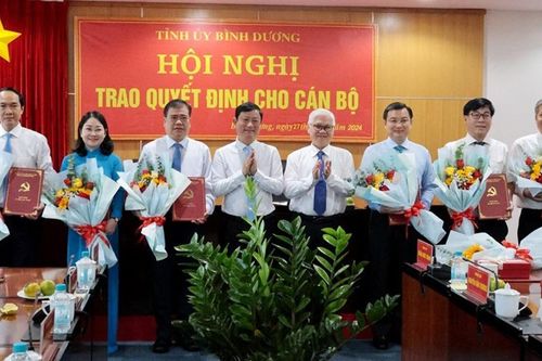 Bình Dương tiếp tục kiện toàn tổ chức