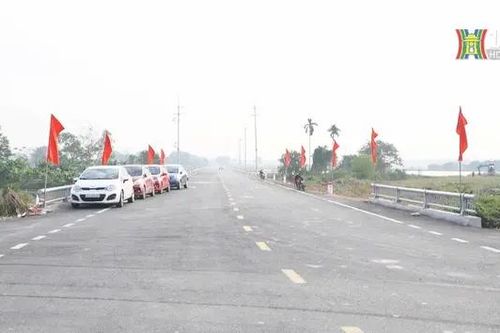 Huyện Quốc Oai khánh thành tuyến giao thông trọng điểm