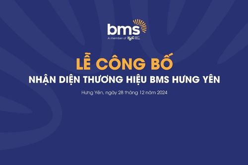 Lễ công bố nhận diện thương hiệu BMS Hưng Yên