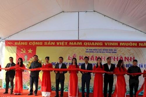 Khánh thành tuyến đường trọng điểm kết nối trục phát triển tại huyện Quốc Oai