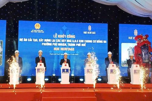 Thừa Thiên Huế: Khởi công Dự án cải tạo, xây dựng khu chung cư Đống Đa