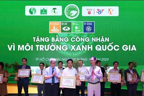 Trường học tham gia chiến dịch 'Triệu cây xanh vì môi trường quốc gia'