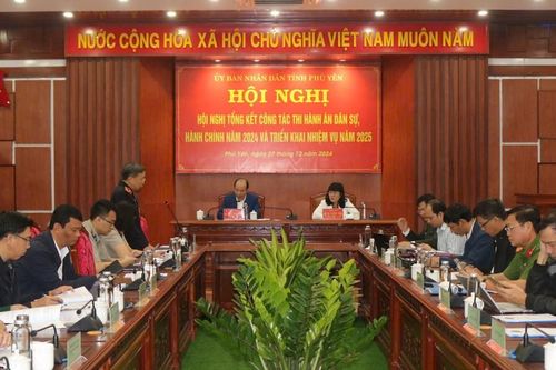 Thi hành án dân sự tỉnh Phú Yên đạt nhiều kết quả tốt trong năm 2024