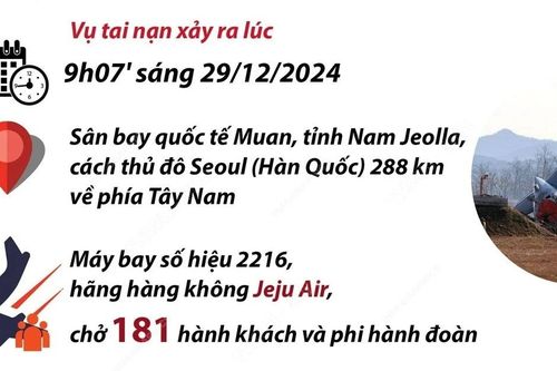 Tai nạn máy bay thảm khốc tại Hàn Quốc: Xác nhận hơn 150 người đã thiệt mạng
