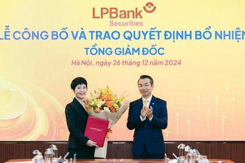 Bà Vũ Ngọc Anh làm Tổng giám đốc LPBS