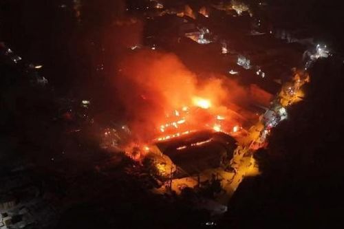 Hà Nội: Cháy lớn ở làng nghề mộc Liên Hà, Đan Phượng