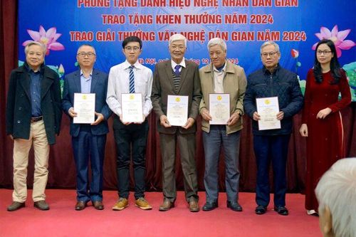 An Giang có 1 tác giả được trao giải thưởng Văn nghệ dân gian năm 2024