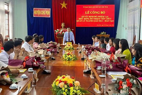 Chư Pưh xây dựng đội ngũ cán bộ đáp ứng yêu cầu nhiệm vụ