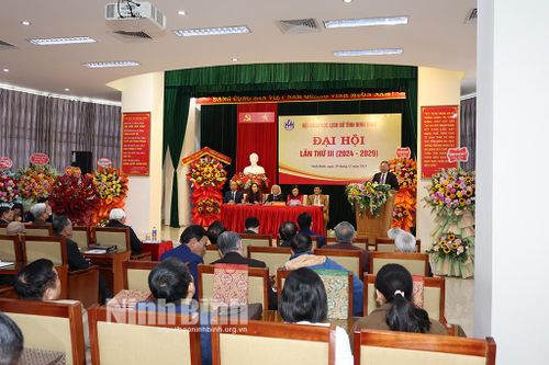 Đại hội Hội Khoa học lịch sử tỉnh Ninh Bình nhiệm kỳ 2024-2029
