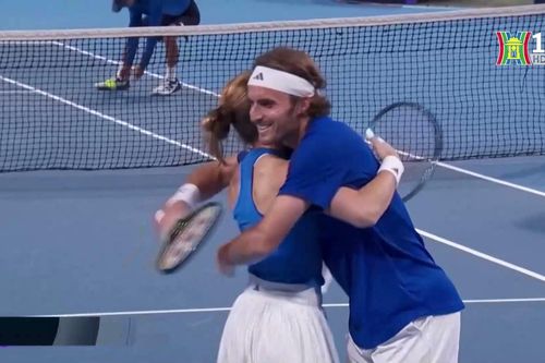 Tsitsipas giúp Hy Lạp đánh bại Tây Ban Nha tại United Cup