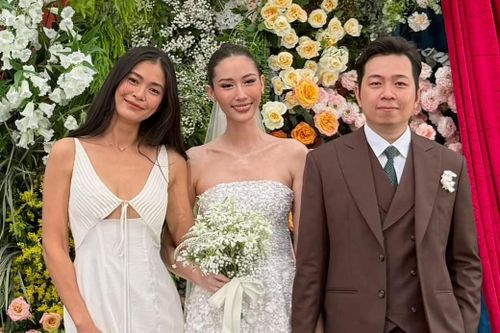 Minh Tú, Mâu Thủy dự lễ cưới Hằng Nguyễn