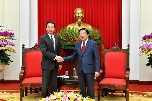 Trưởng Ban Nội chính Trung ương Phan Đình Trạc tiếp Đại sứ Trung Quốc tại Việt Nam