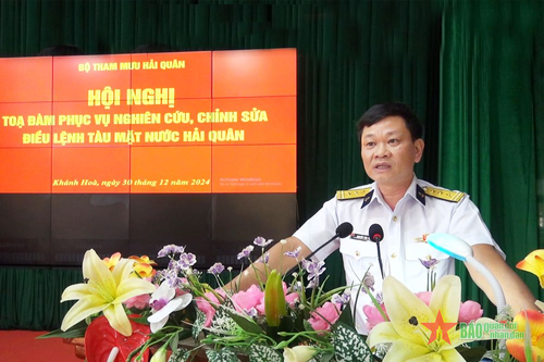 Quân chủng Hải quân tọa đàm, khảo sát lấy ý kiến phục vụ nghiên cứu chỉnh sửa Điều lệnh tàu mặt nước Hải quân