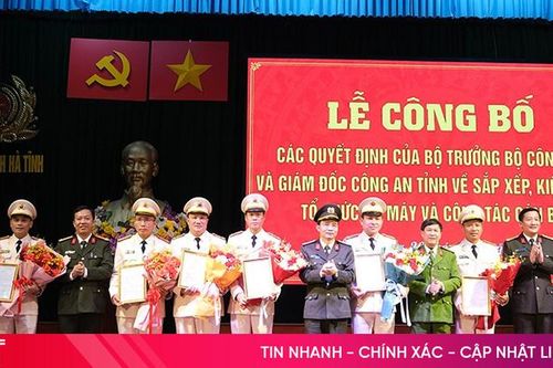 Sáp nhập Công an huyện Lộc Hà vào Công an huyện Thạch Hà