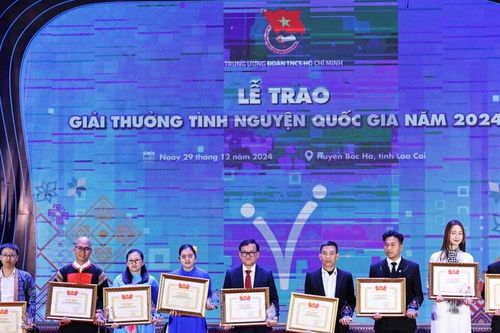 Thành tích đáng nể của các chủ nhân Giải thưởng Tình nguyện Quốc gia 2024