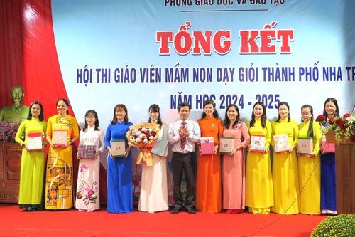TP. Nha Trang: Có 68 thí sinh đạt danh hiệu giáo viên mầm non dạy giỏi năm học 2024 - 2025