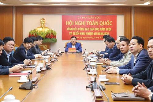 Hội nghị trực tuyến toàn quốc tổng kết công tác dân tộc năm 2024